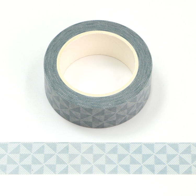 15mm x 10m Gray Color Vintage Key Pattern Washi Tape