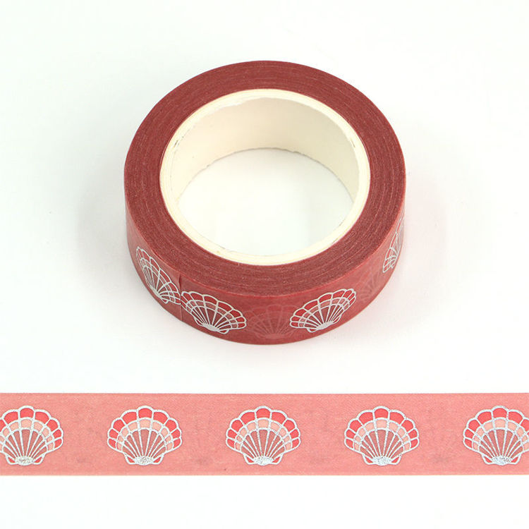 15mm x 10m CMYK Foil Shell Washi Tape