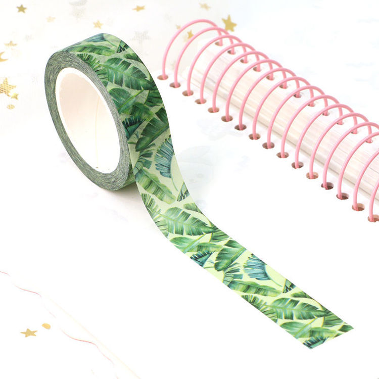 15mm-x-10m-CMYK-Banana-Leaf-Washi-Tape