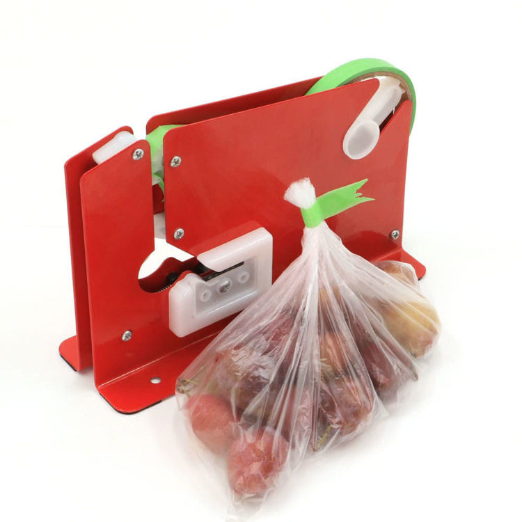 Bag Neck Sealer Fruit Vegetable Packaging Tape Strapping Machine