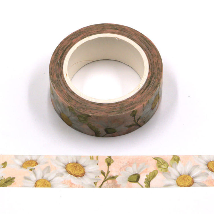 15mm x 10m CMYK INS Style Daisy Washi Tape