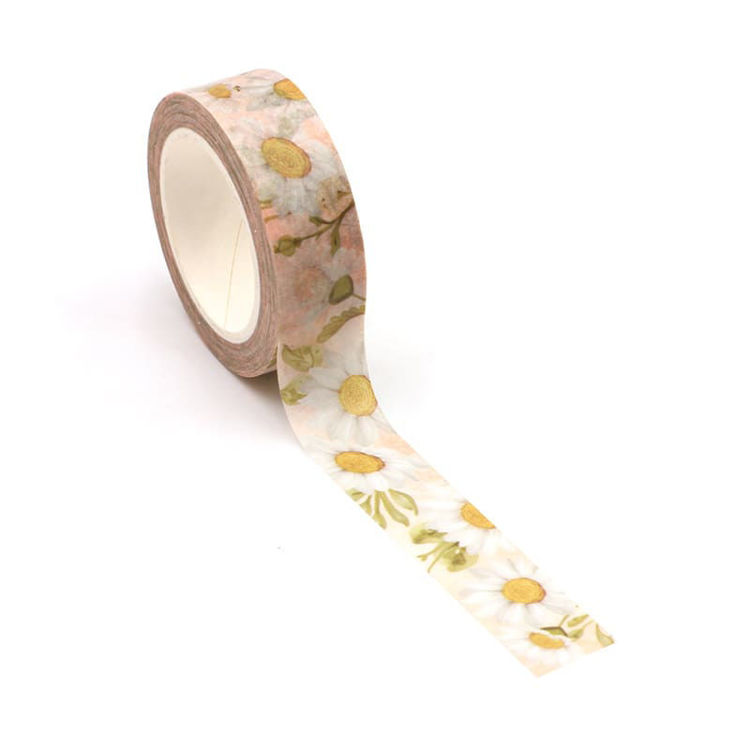 15mm x 10m CMYK INS Style Daisy Washi Tape