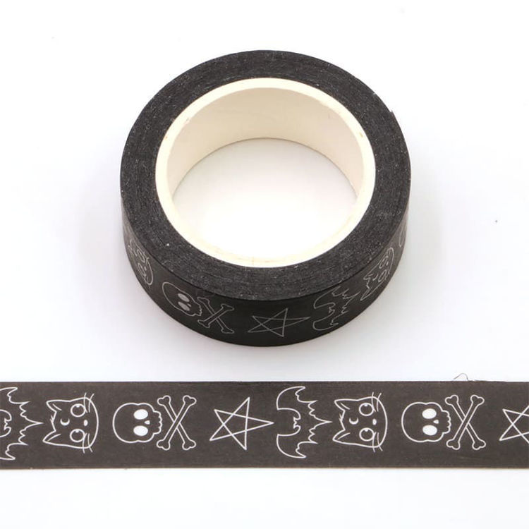 15mm x 10m CMYK Halloween Pattern Washi Tape