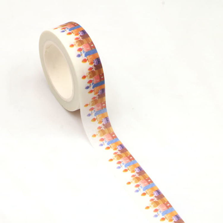 15mm x 10m CMYK Halloween Candle Washi Tape