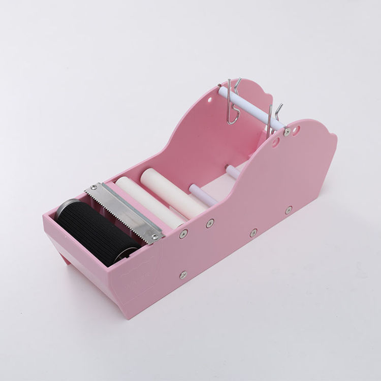 Pink Water Activated Gummed Kraft Paper Tape Dispenser