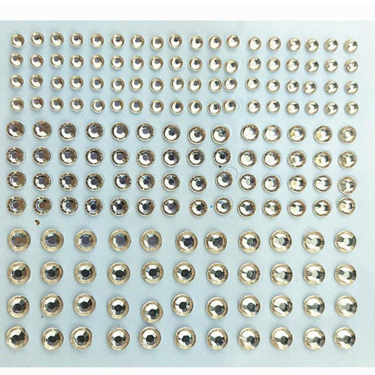 Acrylic Gem Crystal Stickers Sheets R03