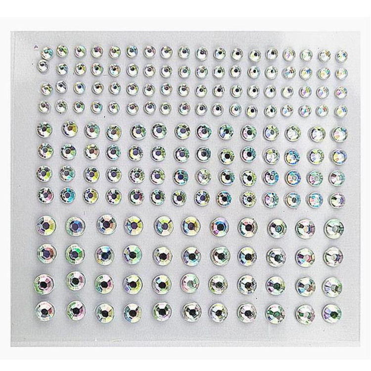 Acrylic Gem Crystal Stickers Sheets R01