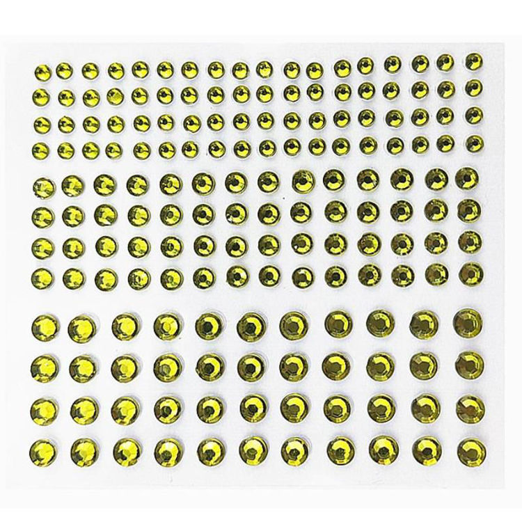 Acrylic Gem Crystal Stickers Sheets R07