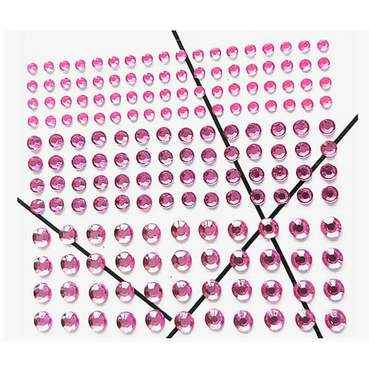 Acrylic Gem Crystal Stickers Sheets R12