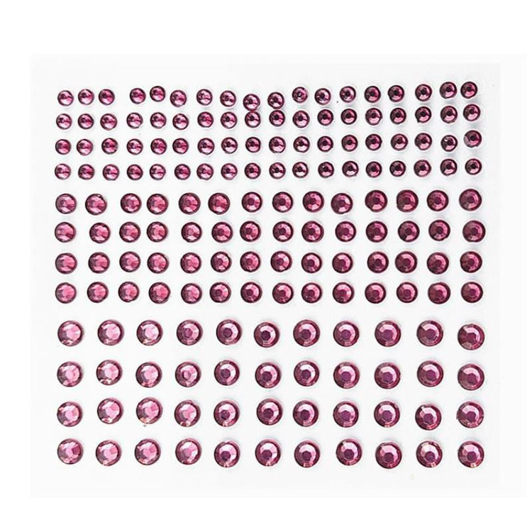 Acrylic Gem Crystal Stickers Sheets R13