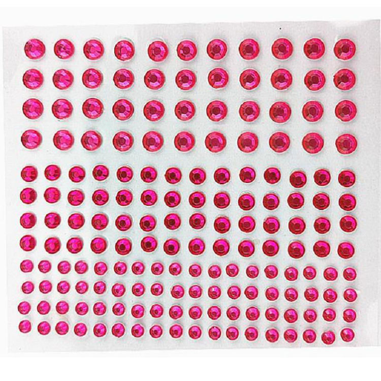 Acrylic Gem Crystal Stickers Sheets R16