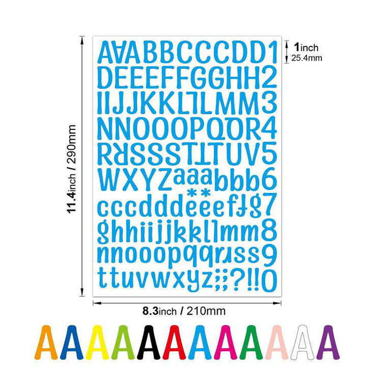 alphabet sticker