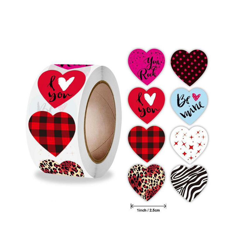 Valentine Heart Stickers 2629