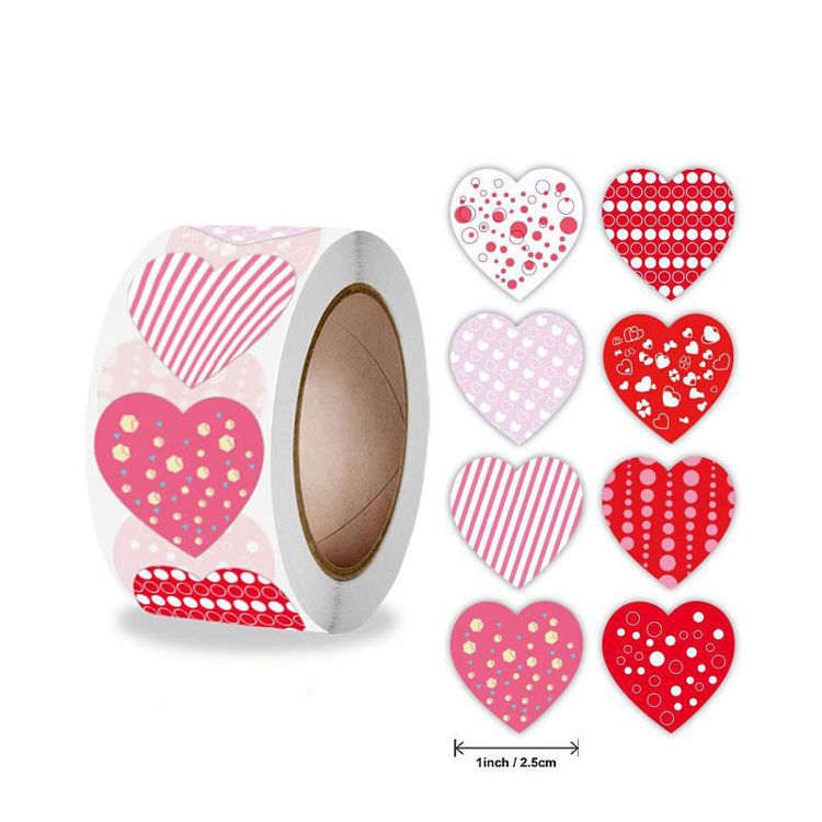 Valentine Heart Stickers 2630