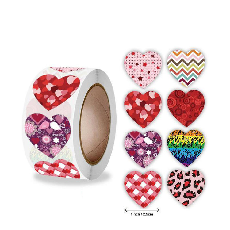Valentine Heart Stickers 2631