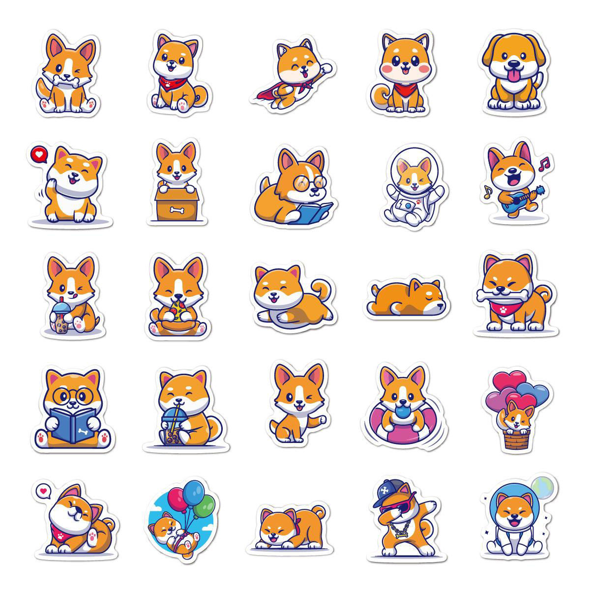 Vinyl Decoration Sticker Dog. Custom and stock washi tape manufacturer