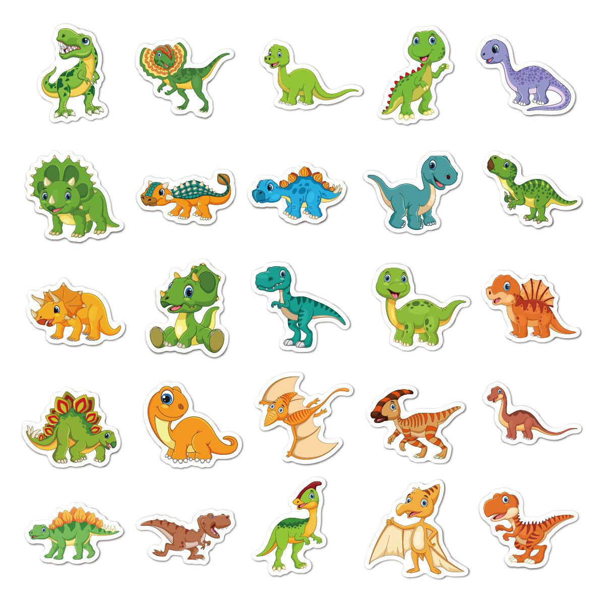 Vinyl sticker Dinosaurs. Custom and stock washi tape manufacturer ...