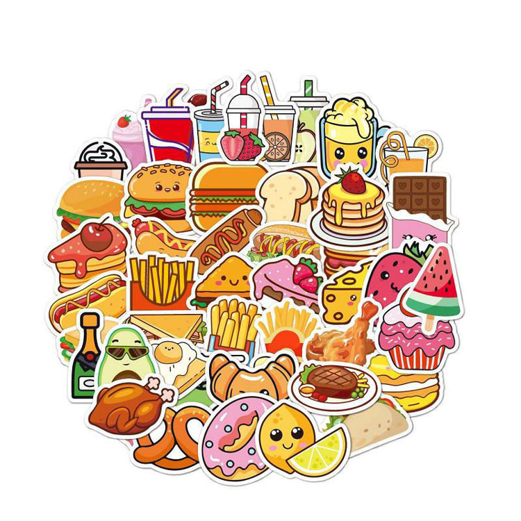 Vinyl sticker Food