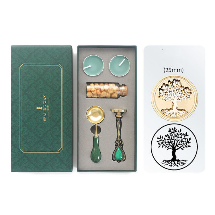 Wax Seal Stamp Kit Tree