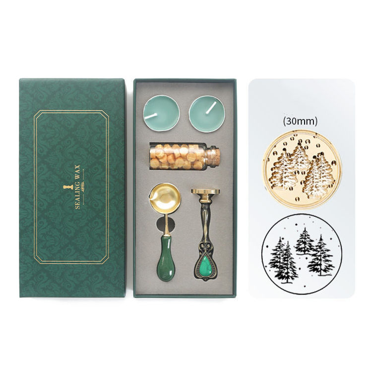 Wax Seal Stamp Kit Snowy Forest