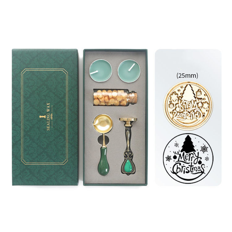 Wax Seal Stamp Kit Merry Christmas