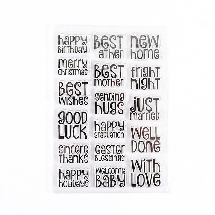 Silicone Stamp Wishes