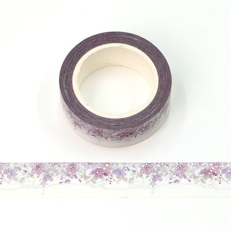 15mm x 10m CMYK Foil Floral & Today Washi Tape
