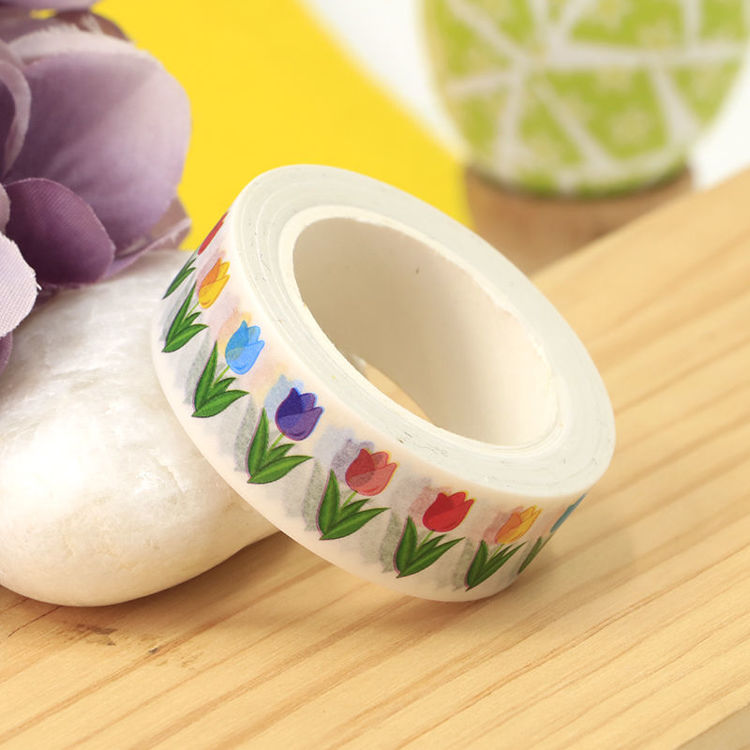 15mm x 10m CMYK Tulip Washi Tape