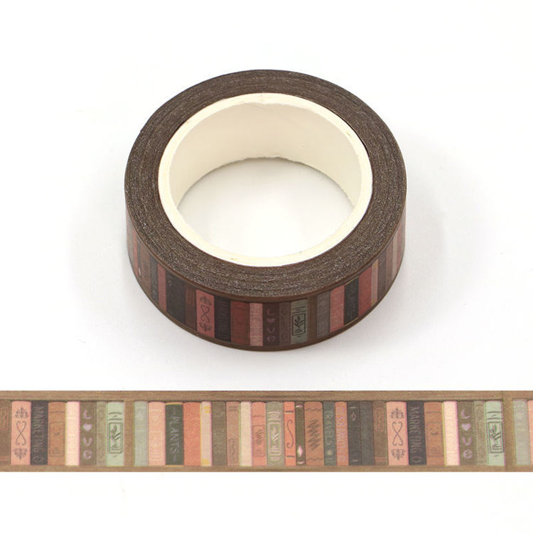 15mm x 10m CMYK Library Washi Tape