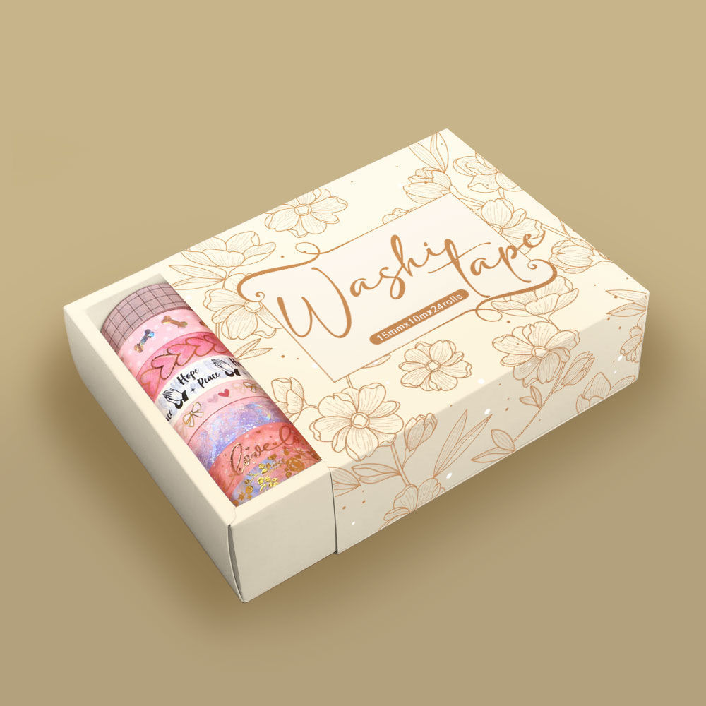 24 rolls Printing Washi Tape Box. Custom and stock washi tape ...