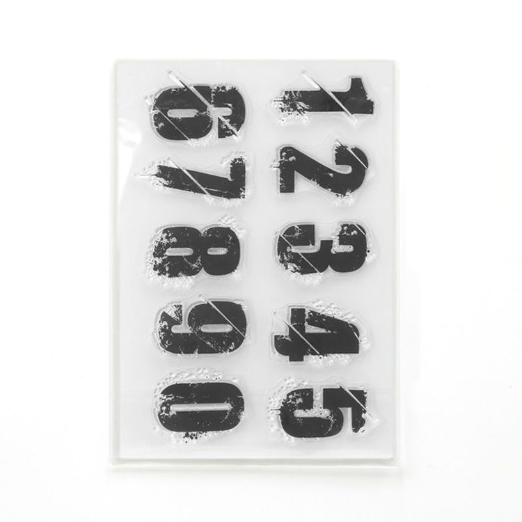 Silicone Stamp Number