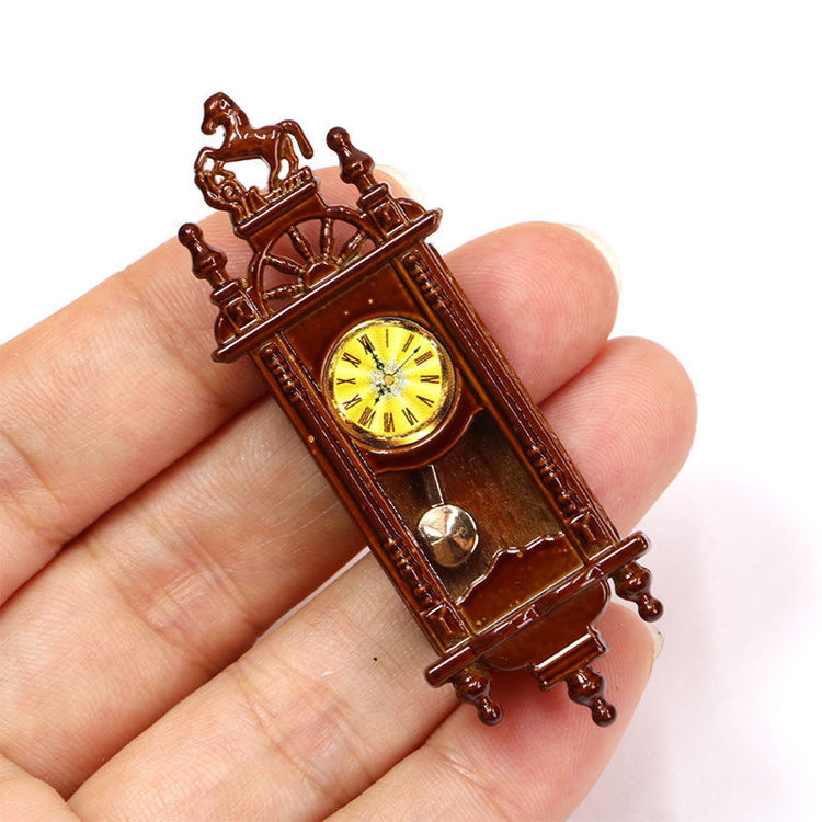 Mini Brown Small Pendulum Clock