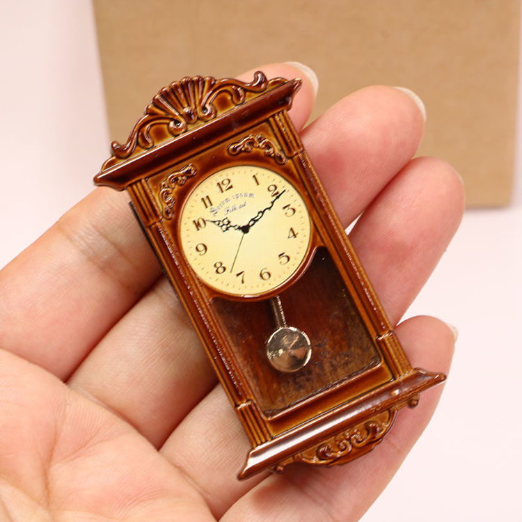 Mini Brown Pendulum Clock