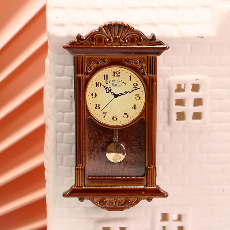 Mini Brown Pendulum Clock