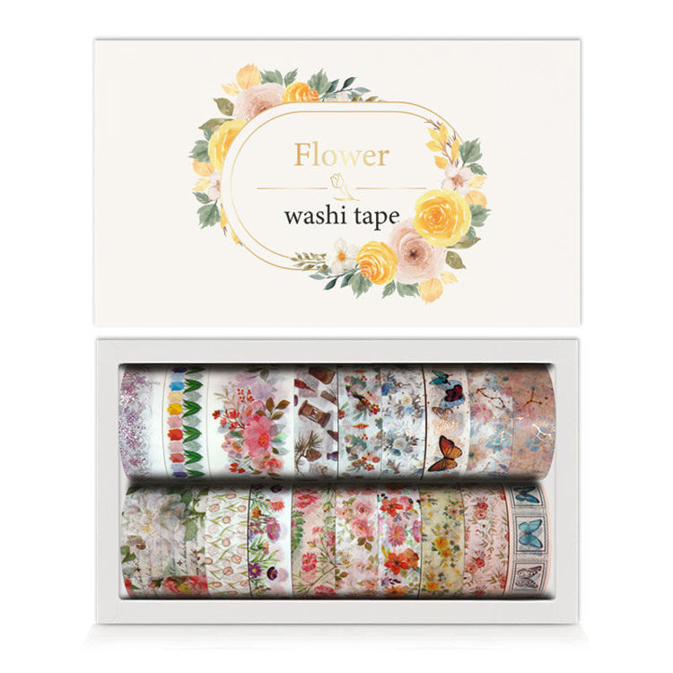 20 rolls Printing Washi Tape Box