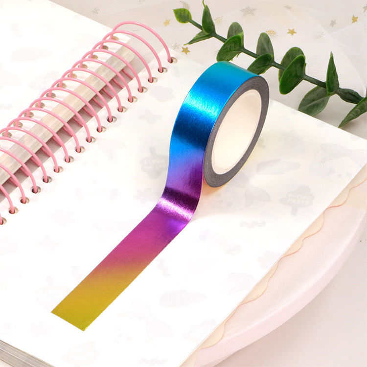 Rainbow Foil Washi Tape