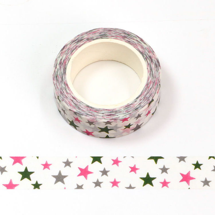 15mm x 10m CMYK Shining Star Washi Tape