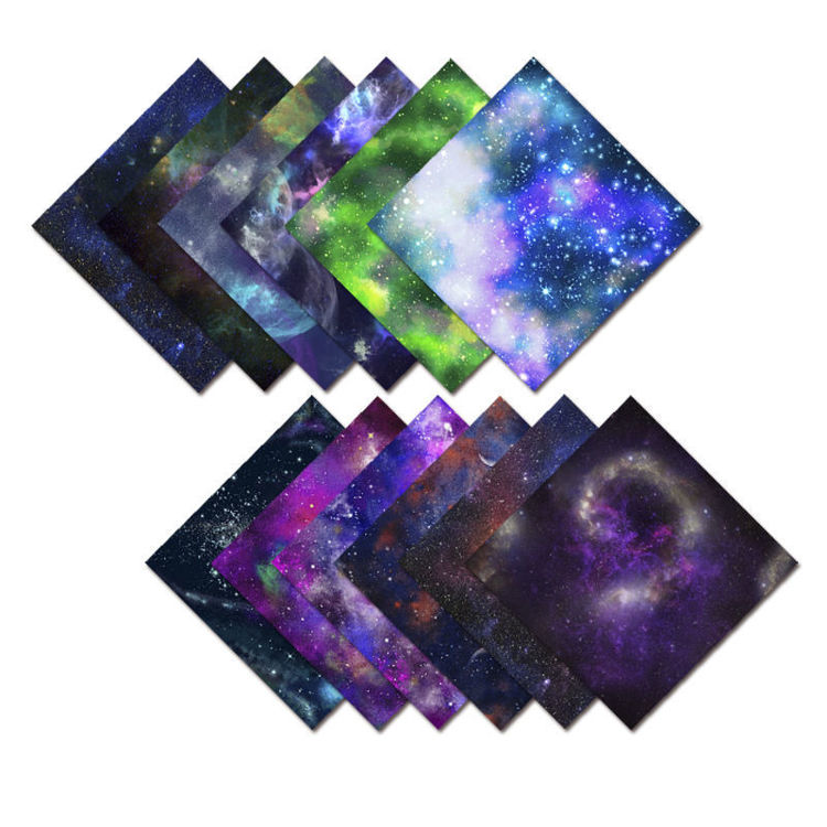 6" Scrapbook Paper  Colorful Sky