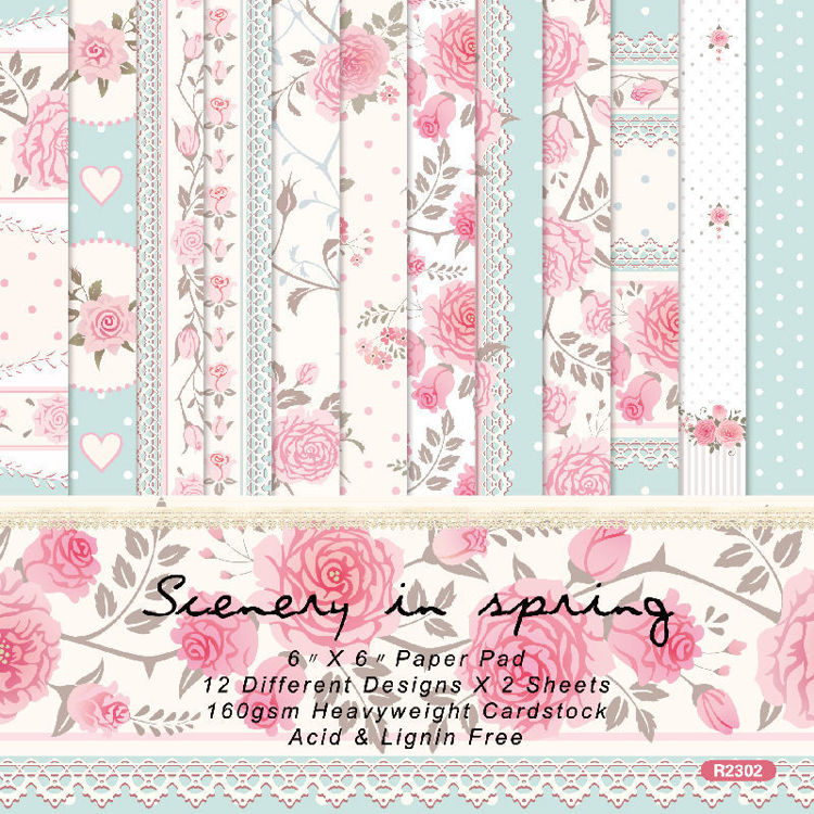 6" Scrapbook Paper R2302