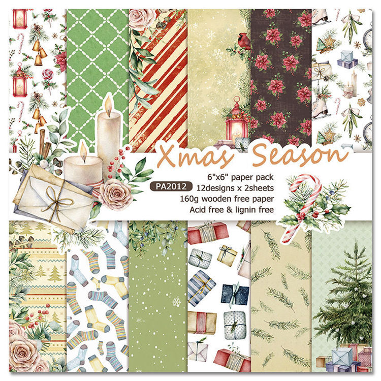 6" Scrapbook Paper  PA2012-6