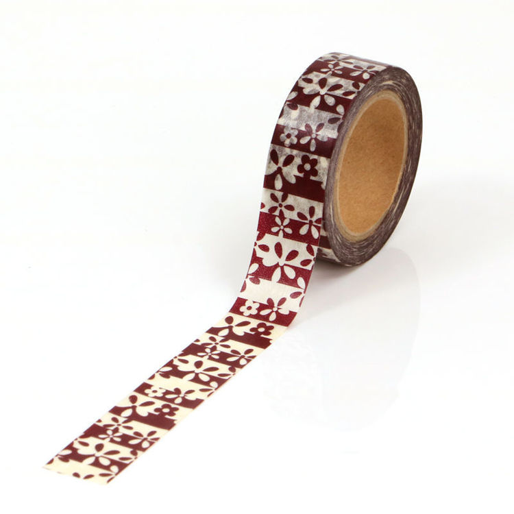 Picture of Wine red pentalobe washi tape