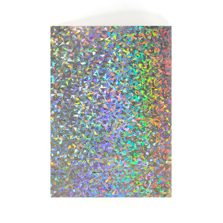 A4 Metallic Cardstock Glossy Laser Glass Pattern