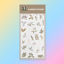 PET Paper Mix Sticker Autumn Leaves PET Paper Mix Sticker Autumn Leaves