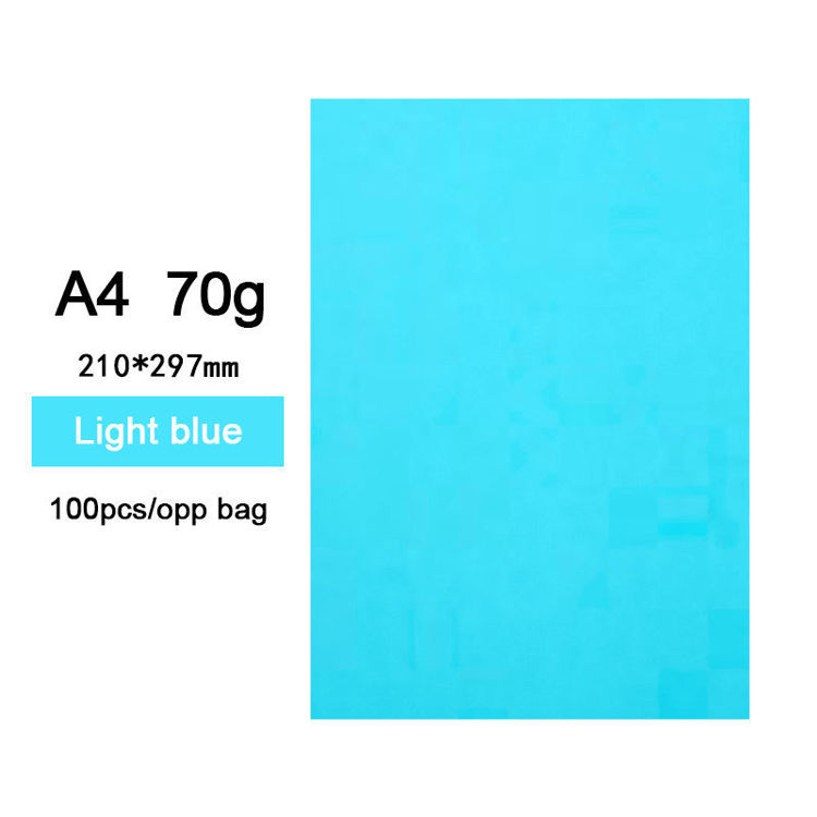 70g A4 Colored Cardstock Light Blue