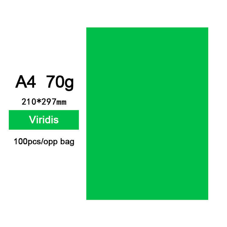 70g A4 Colored Cardstock Green