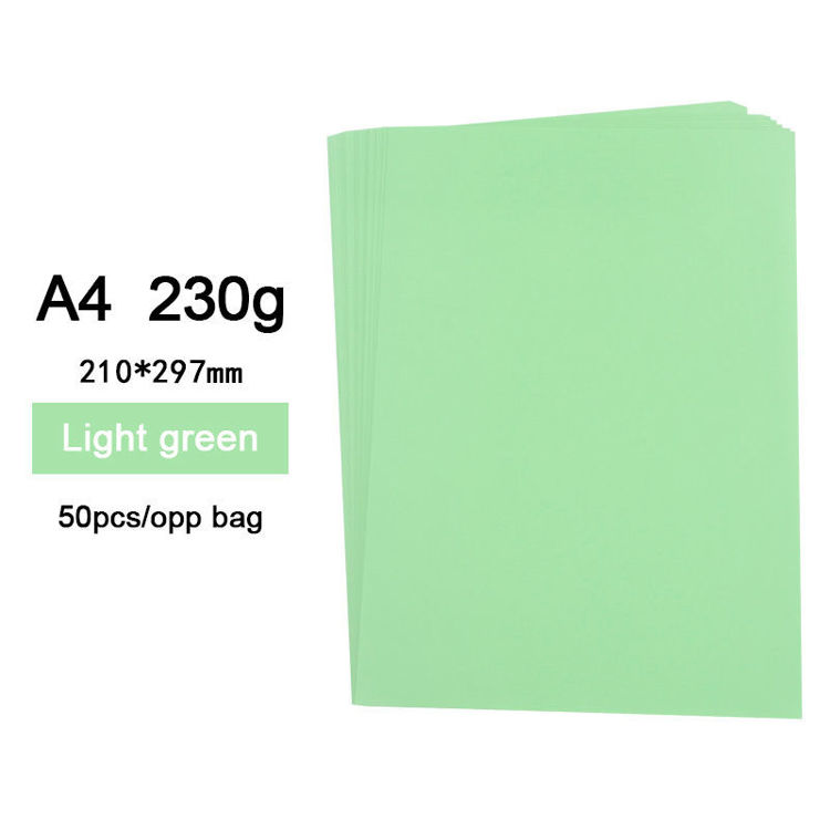 230g A4 Colored Cardstock Light Green
