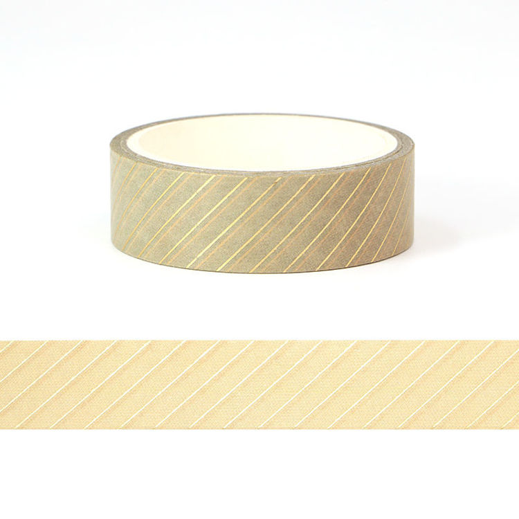 15mm x 5m CMYK Foil Twill Washi Tape