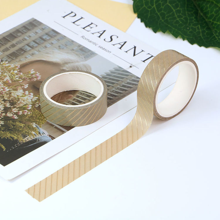 15mm x 5m CMYK Foil Twill Washi Tape