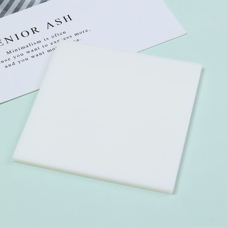 3" Transparent Sticky Note White