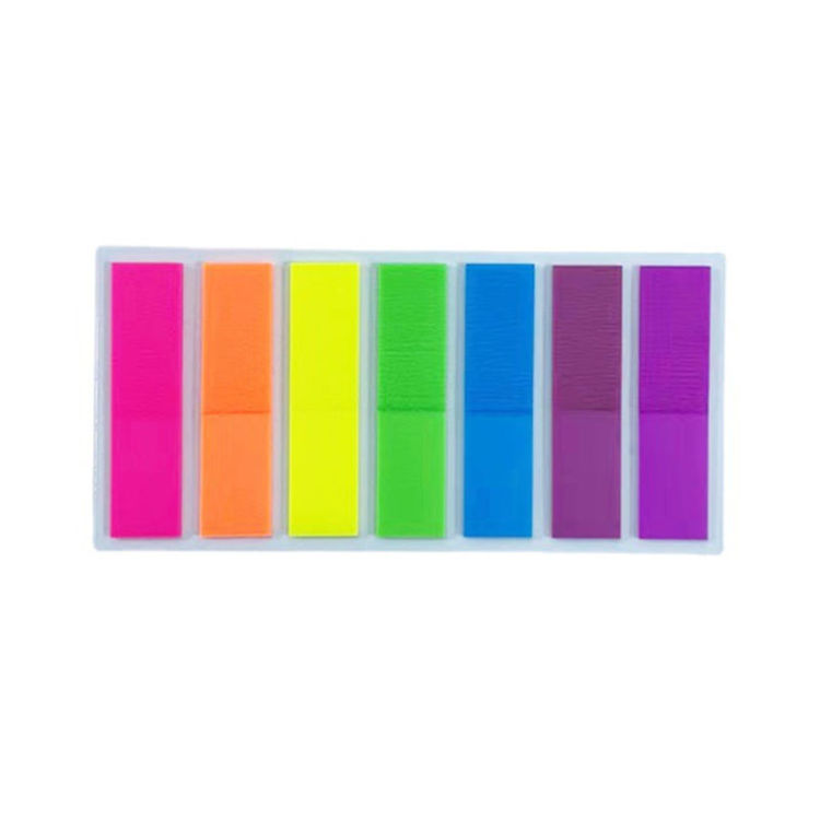 7 Color ‎Rectangular Transparent Index Tab